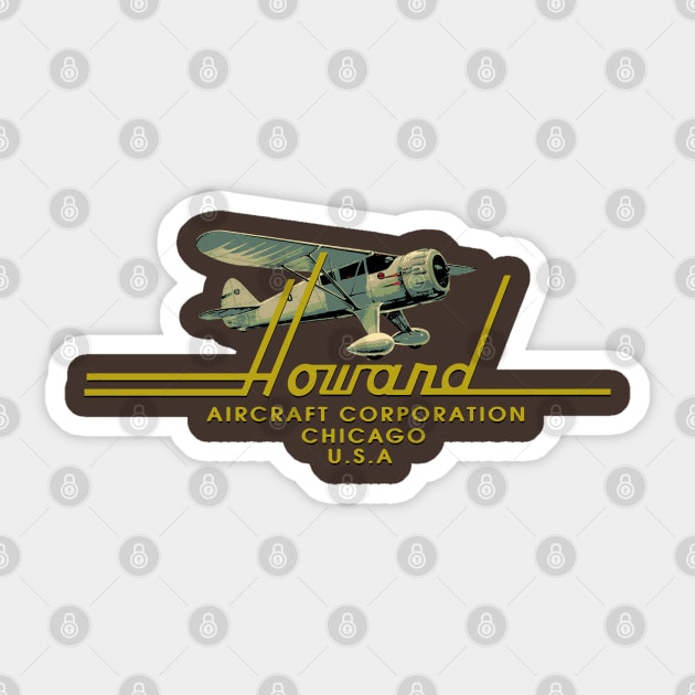 Howard Vintage Aurcraft Chicago Sticker by Midcenturydave